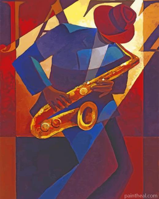 Musician Man Painting By Numbers Kits