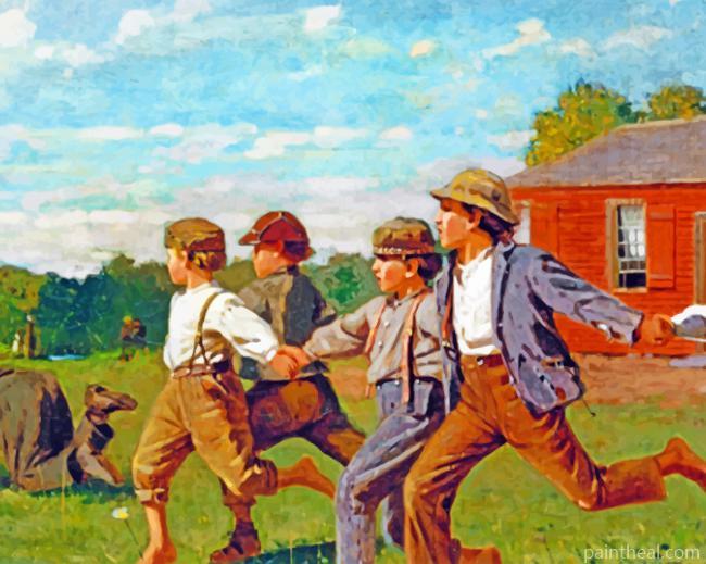 Snap The Whip Winslow Homer Painting By Numbers Kits