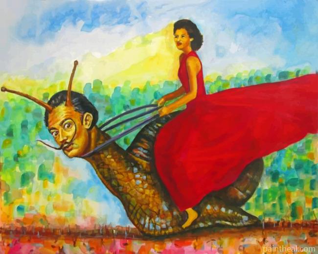 Salvador Dali And Gala Painting By Numbers Kits