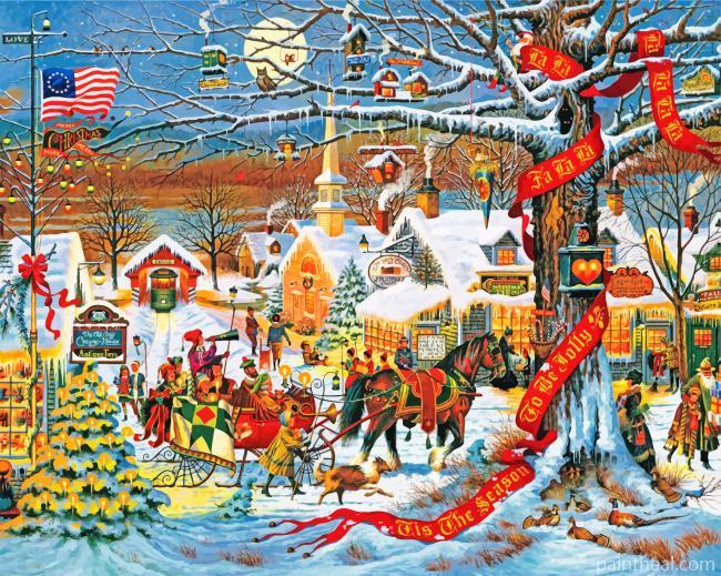 Charles Wysocki Buffalo Painting By Numbers Kits