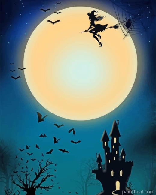 Aesthetic Halloween Vibes Painting By Numbers Kits