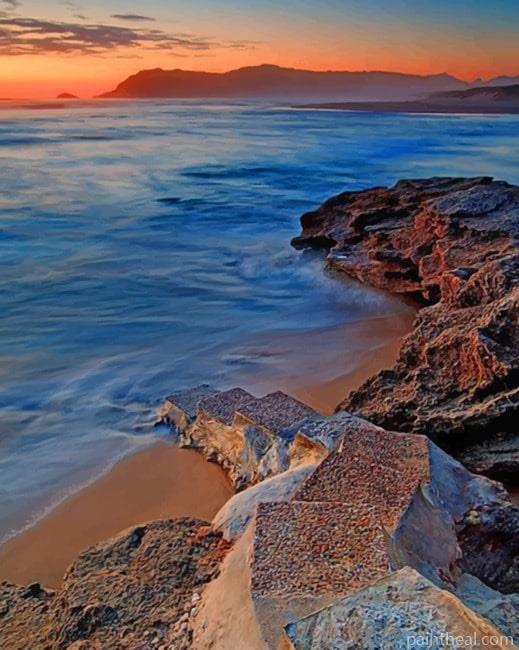Cape Town Sunset Time Painting By Numbers Kits