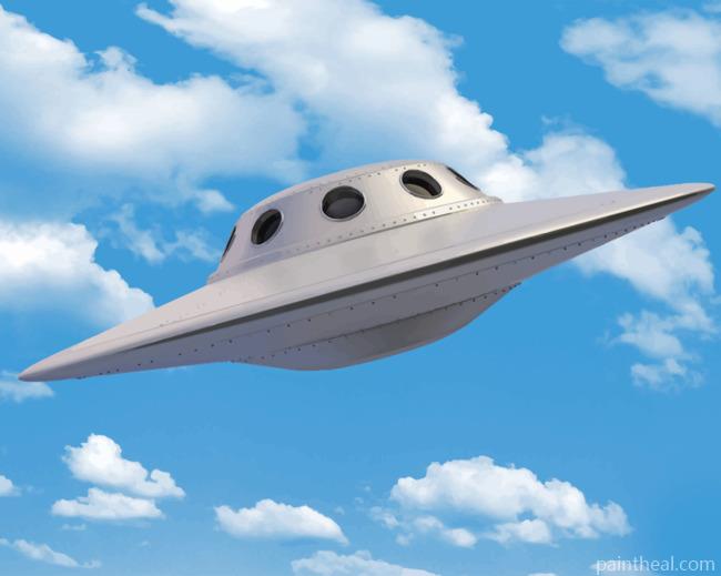 Aesthetic Ufo Painting By Numbers Kits