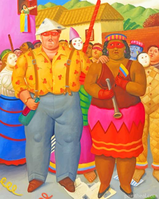 Botero Art Painting By Numbers Kits