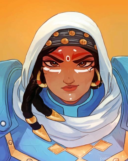 Pharah Bedouin Overwatch Painting By Numbers Kits