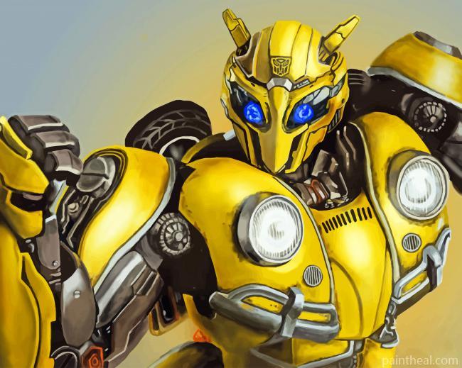 Bumblebee Movie Painting By Numbers Kits
