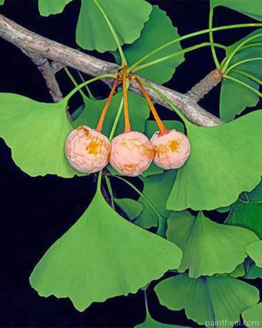 Ginko Leaves Painting By Numbers Kits