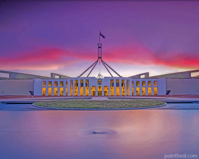 Canberra Australia Painting By Numbers Kits