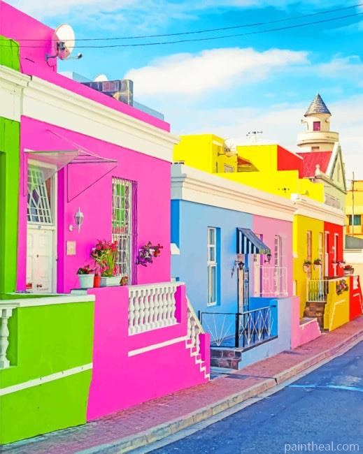 Bo-Kaap Cape Town Painting By Numbers Kits
