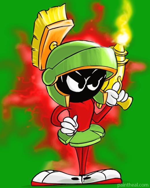 Marvin The Martian Painting By Numbers Kits