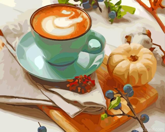 Morning Coffee Painting By Numbers Kits