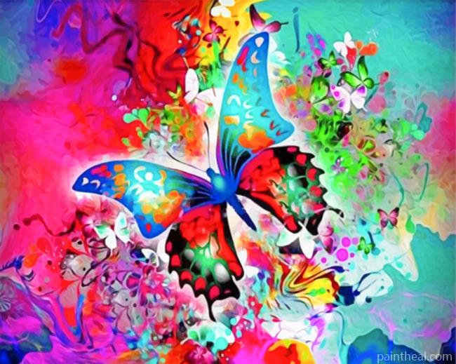 Butterfly Painting By Numbers Kits