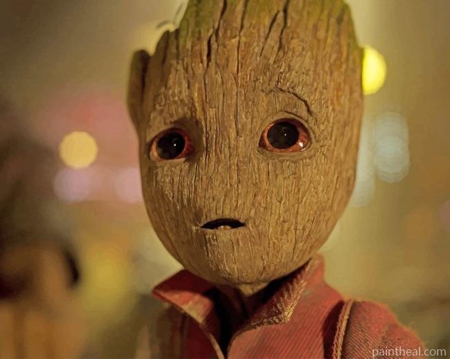 Groot the Guardians Of the Galaxy Painting By Numbers Kits