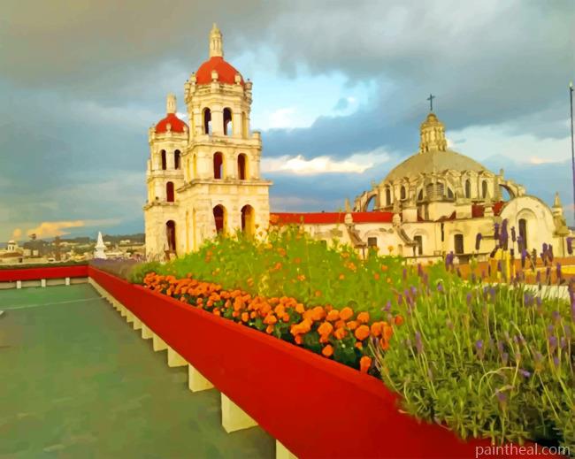 Puebla Mexico Painting By Numbers Kits
