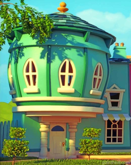 Green House Painting By Numbers Kits