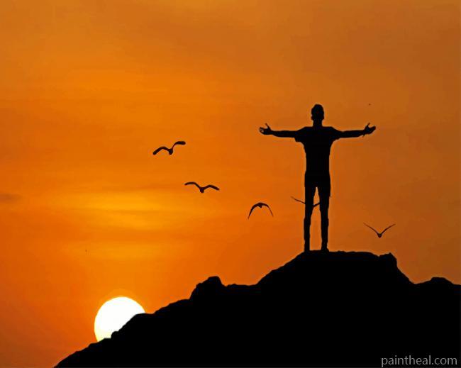 Freedom Silhouette Painting By Numbers Kits
