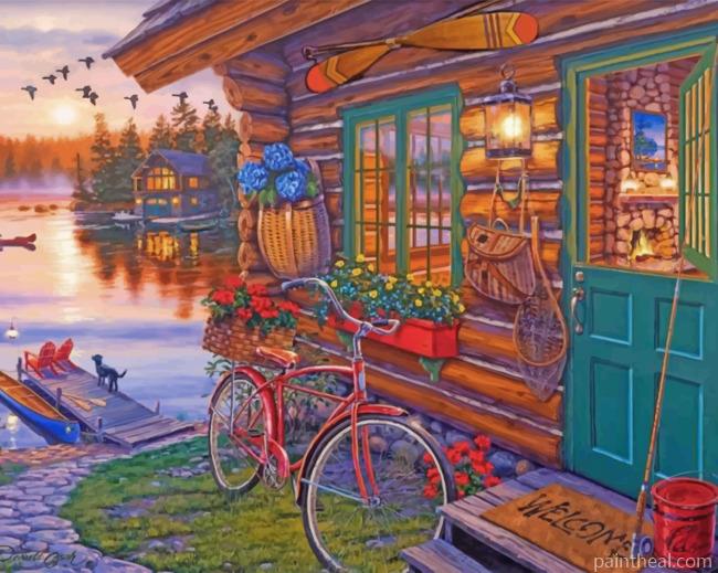 Peaceful Sunset Painting By Numbers Kits