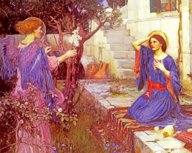 The Annunciation Painting By Numbers Kits