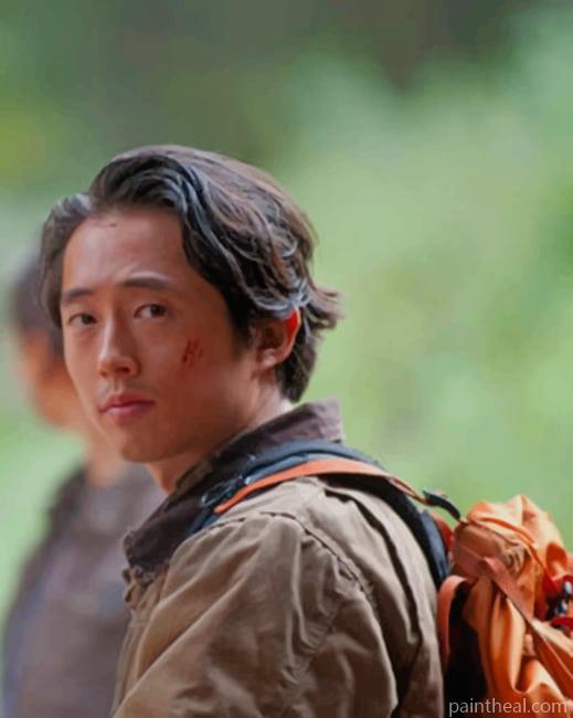 Glenn Rhee The Walking Dead Painting By Numbers Kits