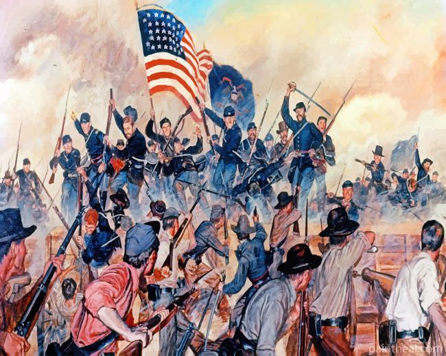 Civil War Painting By Numbers Kits