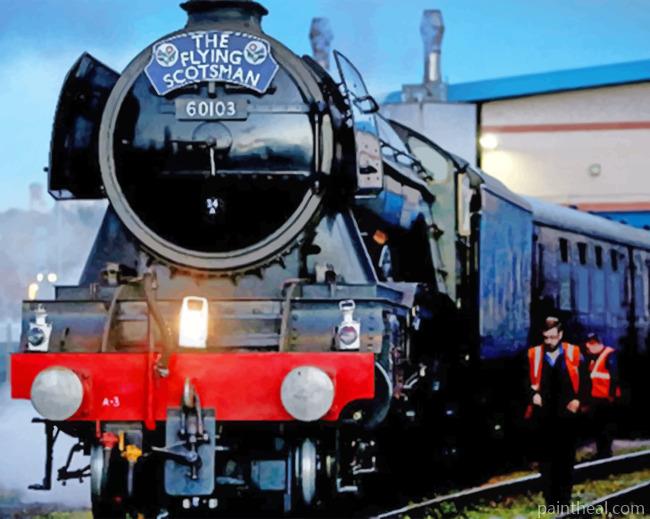 Flying Scotsman Painting By Numbers Kits