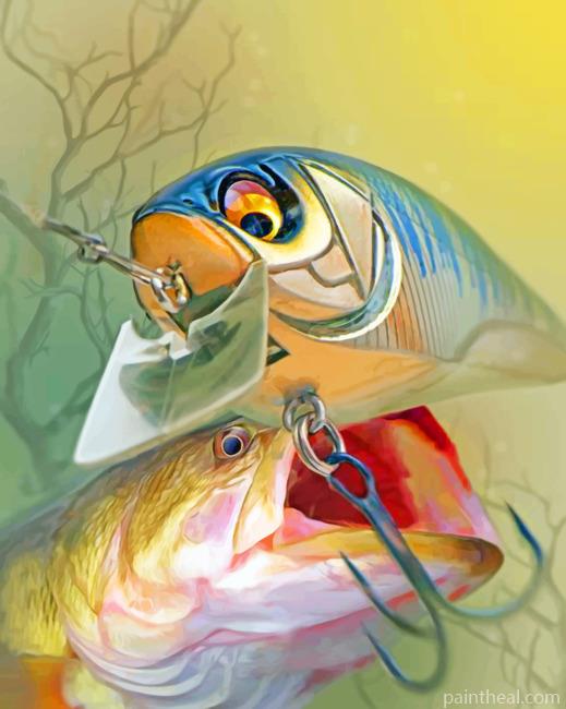 Hunted Fishes Painting By Numbers Kits