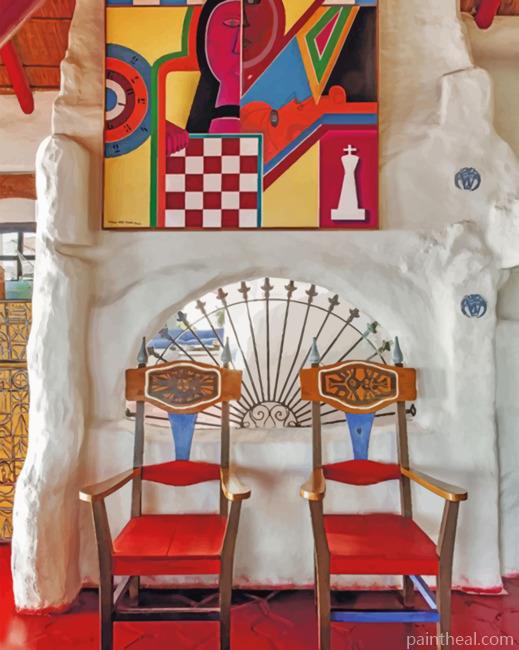 Casapueblo Urguay Painting By Numbers Kits