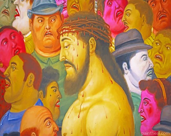 Botero In Rome Painting By Numbers Kits