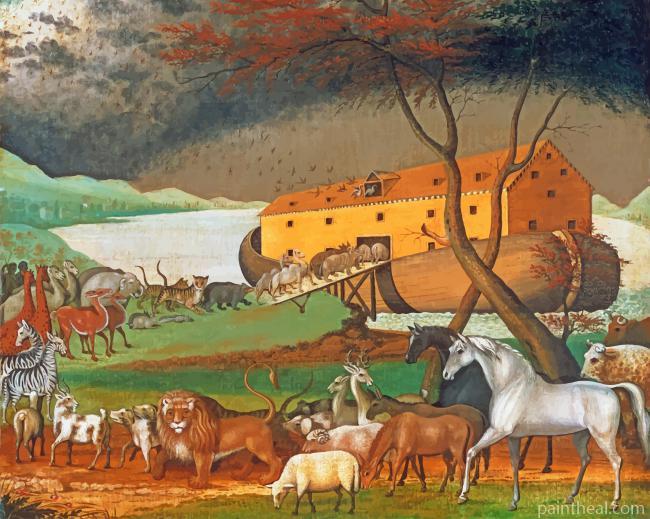 Edward Hicks American Noah Ark Painting By Numbers Kits