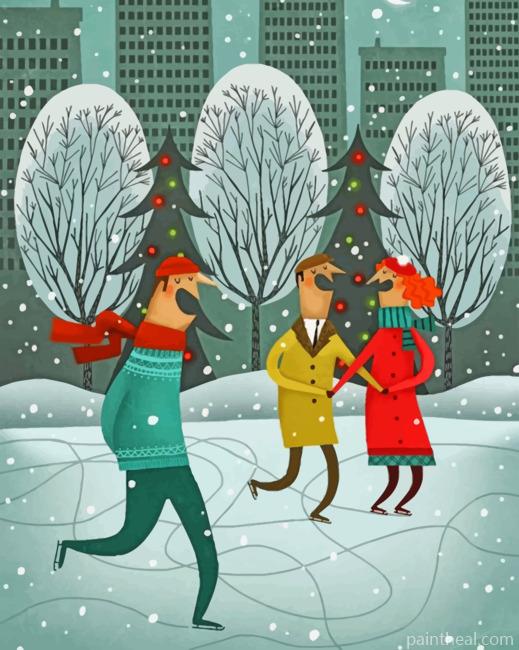 Christmas Vibes Painting By Numbers Kits