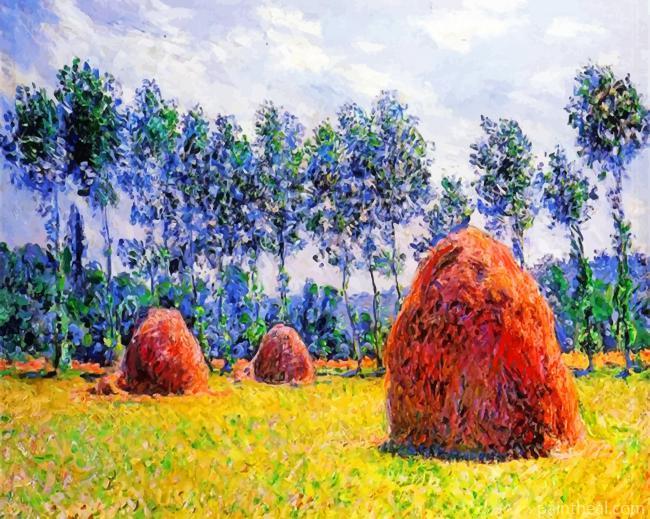 Haystack At Giverny Monet Painting By Numbers Kits