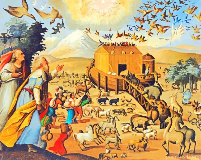 Noah Ark Painting By Numbers Kits