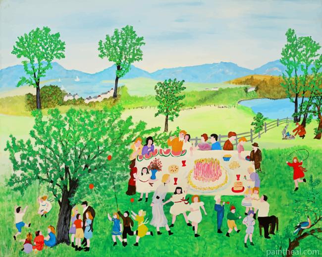 Grandma Moses Painting By Numbers Kits