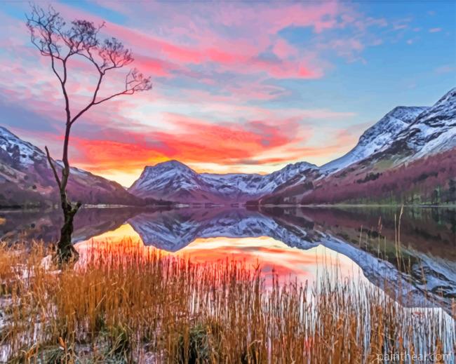 Lake District Sunrise Painting By Numbers Kits