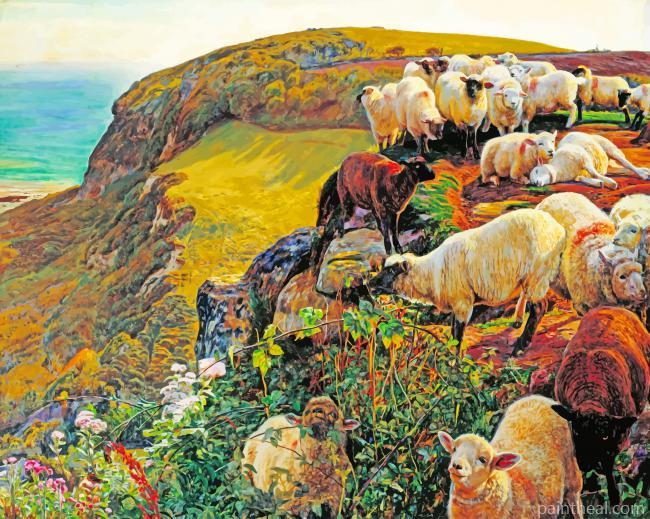William Holman Hunt Our English Coasts Painting By Numbers Kits