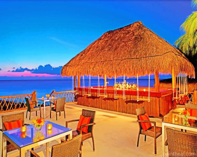 Sabor Cozumel Mexico Painting By Numbers Kits