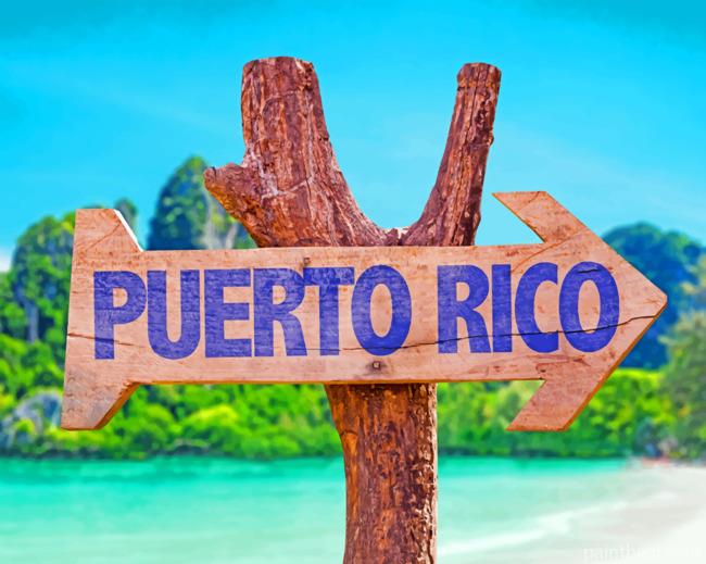 Puerto Rico Direction Painting By Numbers Kits