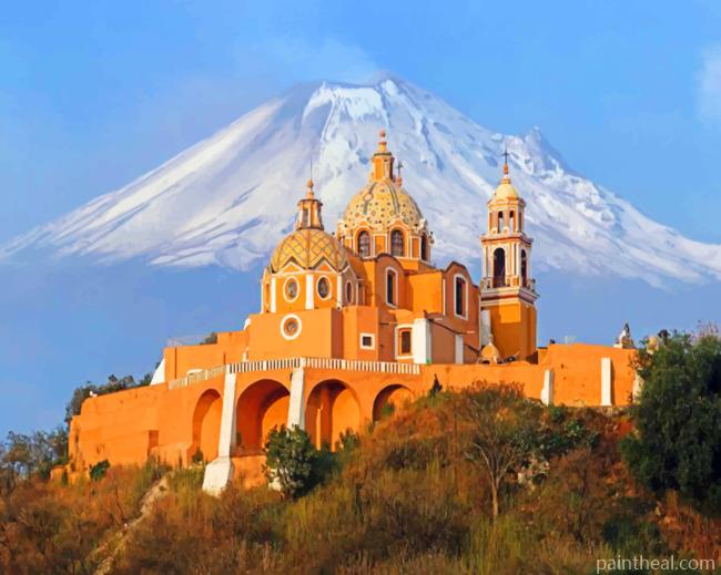 Mexico Puebla Painting By Numbers Kits