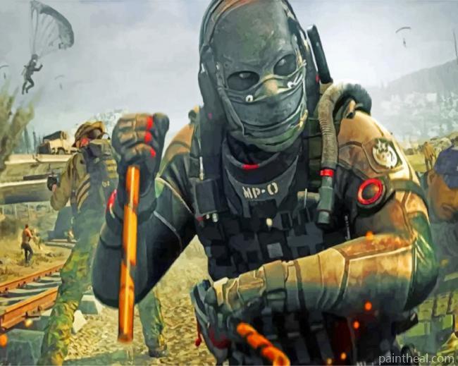 Warzone Painting By Numbers Kits