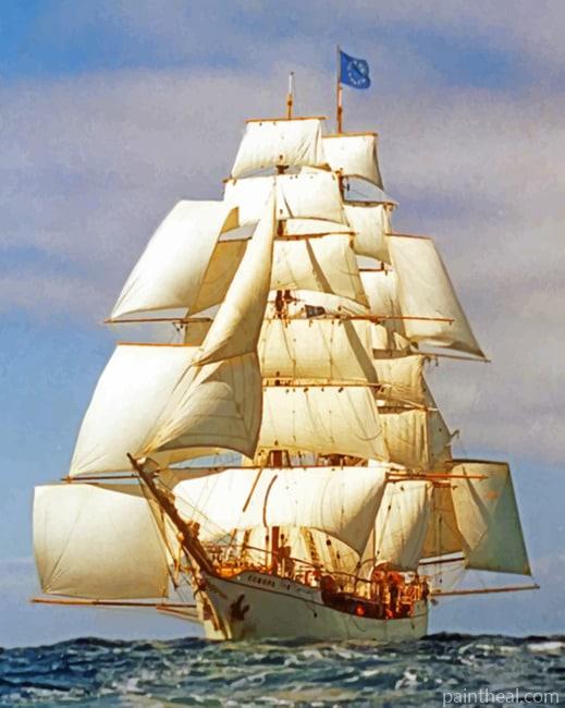 Tall Ship Painting By Numbers Kits