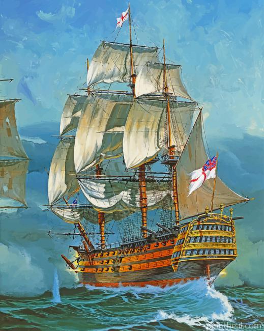 Revell Hms Victory Painting By Numbers Kits