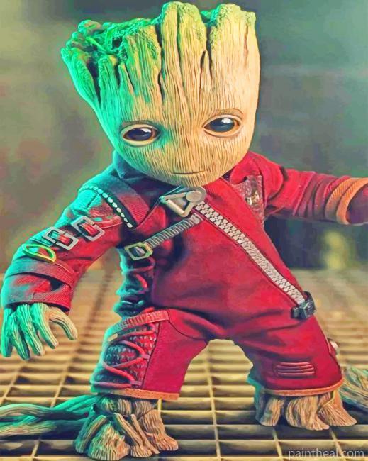 Groot Guardians Of The Galaxy Painting By Numbers Kits