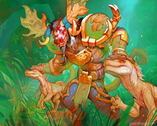 Tauren World Of Warcraft Painting By Numbers Kits