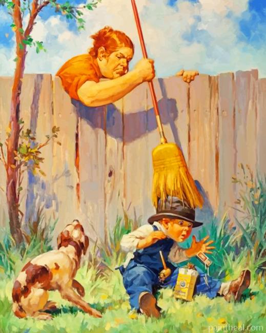 Caught Smoking Painting By Numbers Kits