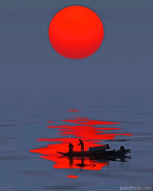 Fishers Silhouette Painting By Numbers Kits