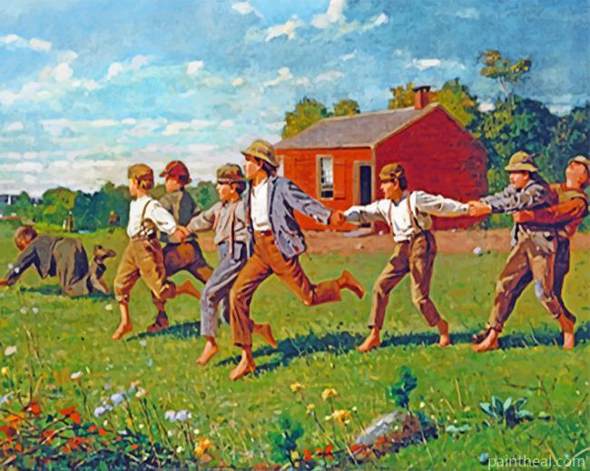 Snap The Whip Winslow Homer Art Painting By Numbers Kits
