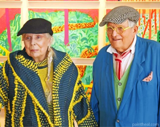 Joni Michell And David Hockney Painting By Numbers Kits