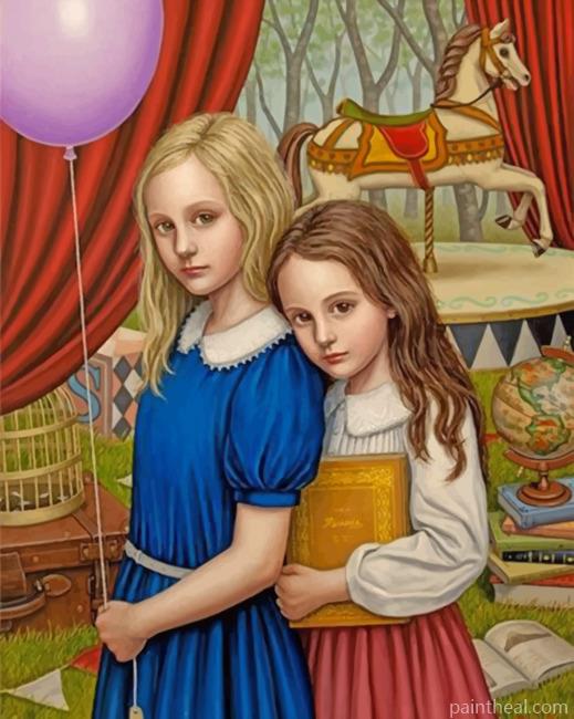 Aesthetic Sisters Painting By Numbers Kits