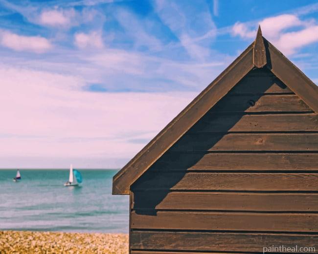 Summer Beach Hut Painting By Numbers Kits
