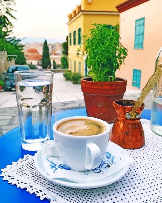 Aesthetic Morning Coffee Painting By Numbers Kits